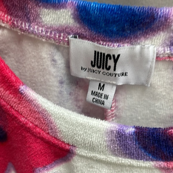 Juicy by Juicy Couture Floral Terry Cloth Crop Top - Picture 3 of 4